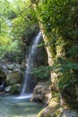 Waterfall in Pelion, Greece Royalty Free Stock Photo