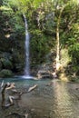 Waterfall in Pelion, Greece Royalty Free Stock Photo