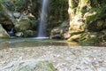 Waterfall in Pelion, Greece Royalty Free Stock Photo