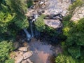 Waterfall in Phnom Kulen National Park Royalty Free Stock Photo