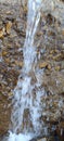 Waterfall photography with rock.