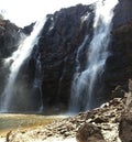 Waterfall Pirenopolis - Goias - Brazil Royalty Free Stock Photo