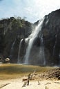 Waterfall Pirenopolis - Goias - Brazil Royalty Free Stock Photo