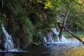 Waterfall on the Plitvice Lake Royalty Free Stock Photo