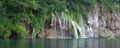 Waterfall in Plitvice lake (Plitvicka jezera) Royalty Free Stock Photo