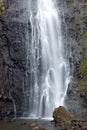 Waterfall. Polynesia. Tahiti. Close up