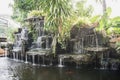 Waterfall pond.