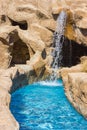 Waterfall in the pool Royalty Free Stock Photo