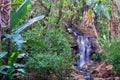 Waterfall in the Pretoria Botanical Garden. Royalty Free Stock Photo