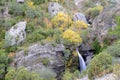 Waterfall in the Puron river, Alava, Basque Country, Spain