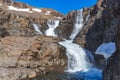 Waterfall on the Putorana Plateau. Russia, Taimyr