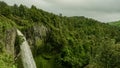 Waterfall in rainforest