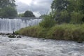 Waterfall and Rapids of Root River in Lanesboro Royalty Free Stock Photo