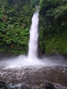 Waterfall ravine aitumn