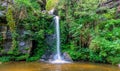 Waterfall from ravine Royalty Free Stock Photo