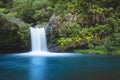 Waterfall in Reunion island Royalty Free Stock Photo