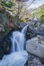 Waterfall of the Rialb river in Andorra Royalty Free Stock Photo