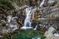 Waterfall of Rio Gandolfi in Genoa Royalty Free Stock Photo