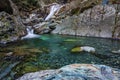 Waterfall of Rio Gandolfi in Genoa Royalty Free Stock Photo