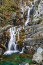 Waterfall of Rio Gandolfi in Genoa Royalty Free Stock Photo