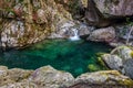 Waterfall of Rio Gandolfi in Genoa Royalty Free Stock Photo