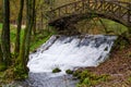 Waterfall of river Bosna near Sarajevo Royalty Free Stock Photo