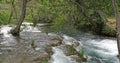 Waterfall, River, Krka Natural Park, Near Sibenik in Damaltia, Croatia