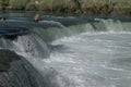 Waterfall On The River Manavgat Royalty Free Stock Photo