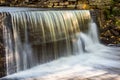 Waterfall in a river Royalty Free Stock Photo