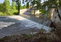 Waterfall on the river Suyenga Royalty Free Stock Photo