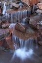 Waterfall in Rock Garden Royalty Free Stock Photo