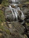 Waterfall rockface