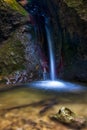 Waterfall in The rocky gorge Dolne diery