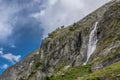 Waterfall in the rocky mountains