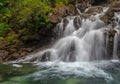 A Waterfall at Deception Creek , Washington State Royalty Free Stock Photo