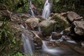 Waterfall in Sabah Borneo Royalty Free Stock Photo
