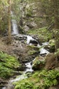 Waterfall Saint Spirit and Spring in Rhodopes Mountain Royalty Free Stock Photo