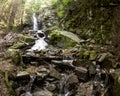 Waterfall Saint Spirit and Spring in Rhodopes Mountain Royalty Free Stock Photo