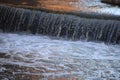 Waterfall in Sals river in Occitanie Royalty Free Stock Photo