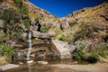 A waterfall on Sani Pass, South Africa Royalty Free Stock Photo