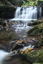 Waterfall on the Satina River Royalty Free Stock Photo