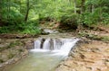 Waterfall at Saunders Spring Royalty Free Stock Photo