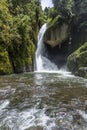 Waterfall Savegre River, San Gerardo de Dota, Costa Rica Royalty Free Stock Photo