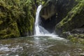 Waterfall Savegre River, San Gerardo de Dota, Costa Rica Royalty Free Stock Photo