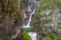 Waterfall Savica in Triglav National Park, Slovenia.