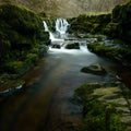 Waterfall at Sgwd Isaf Clun-Gwyn