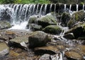 Waterfall Shipot in Ukrainian Carpathians Royalty Free Stock Photo