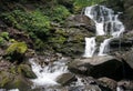 Waterfall Shipot in Ukrainian Carpathians Royalty Free Stock Photo