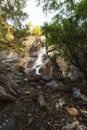 Waterfall Shirlak in Altai Mountains