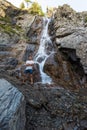 Waterfall Shirlak in Altai Mountains